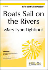 Boats Sail on the Rivers Two-Part choral sheet music cover